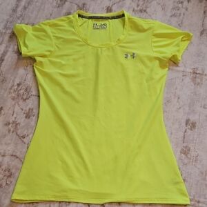 Under Armour Women's Yellow Performance Top
